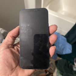 Locked iPhone 12 With Cracked Back 