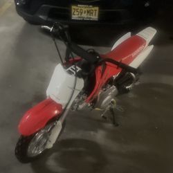 Honda, CRF, Red / White, Small