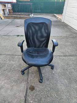 Leather office chair