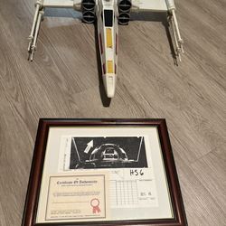 Star Wars X Wing Fighter & R2D2 Story Board