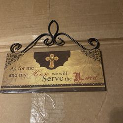 Serve The Lord Sign