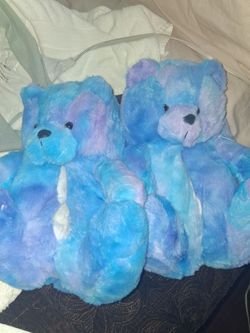 Woman tebby bear slippers