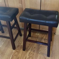 Leather Stools 