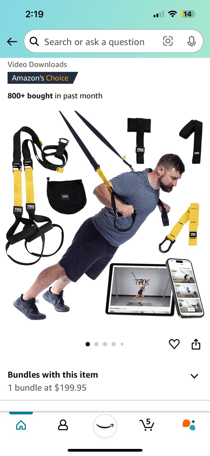 TRX All in ONE Suspension Training System: Full Body Workouts for Your Home  Gym, Travel, and