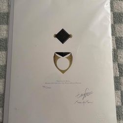 Mina Lima Signed Gaunt Ring Art Piece From New York Store