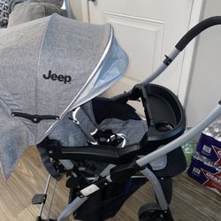 Jeep Unlimited Reversible Handle Stroller 