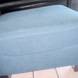 Couch & Ottoman (Leather)