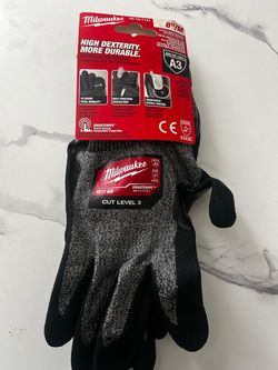 Milwaukee gloves size medium