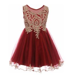 Girls sparkle rhinestone dress