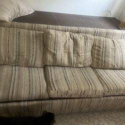 Light Brown Sofa  Bed (Lightly Used, Open to Negotiation)