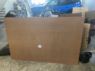 Masonite 3/16” thick sheeting - random pieces