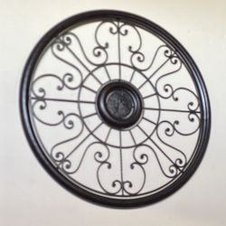 3 pcs Deco 34x34” Metal Scroll Home Wall Decor Wall Sculpture, Wall Art