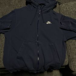 Navy Blue Nike Jacket (Small in Mens)