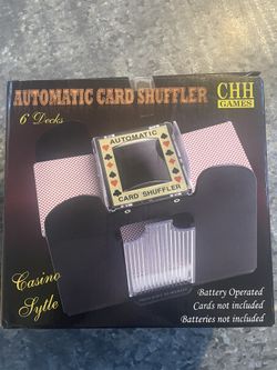 NEW Automatic 6 Deck Card Shuffle with 12 New Maverick Decks