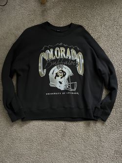 Hollister Colorado University Boxy Fit Sweater(Mens XL)
