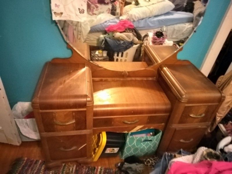 1940's Waterfall Vanity