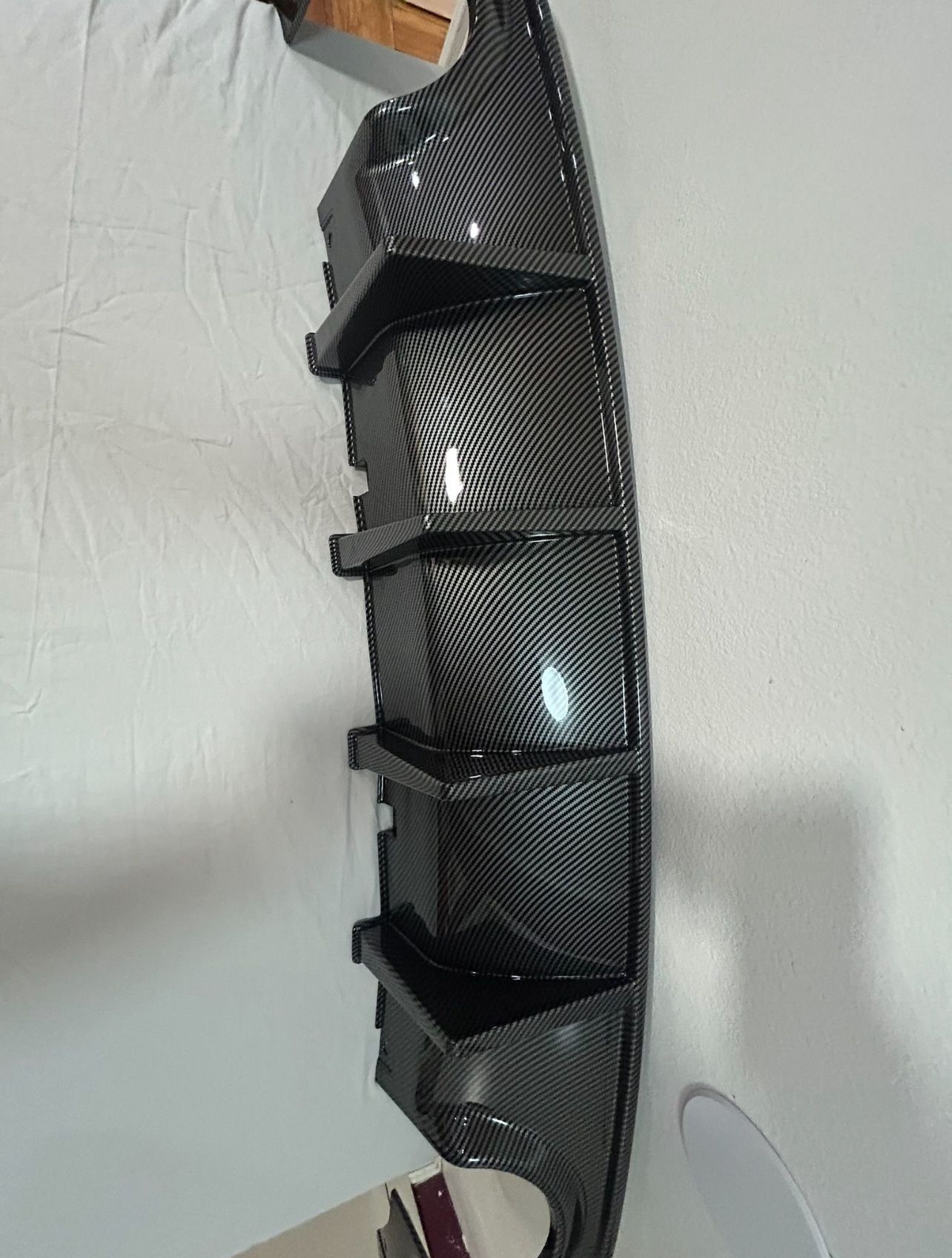 Dodge Charger SRT V3 style Rear Bumper Diffuser Carbon Fiber Print