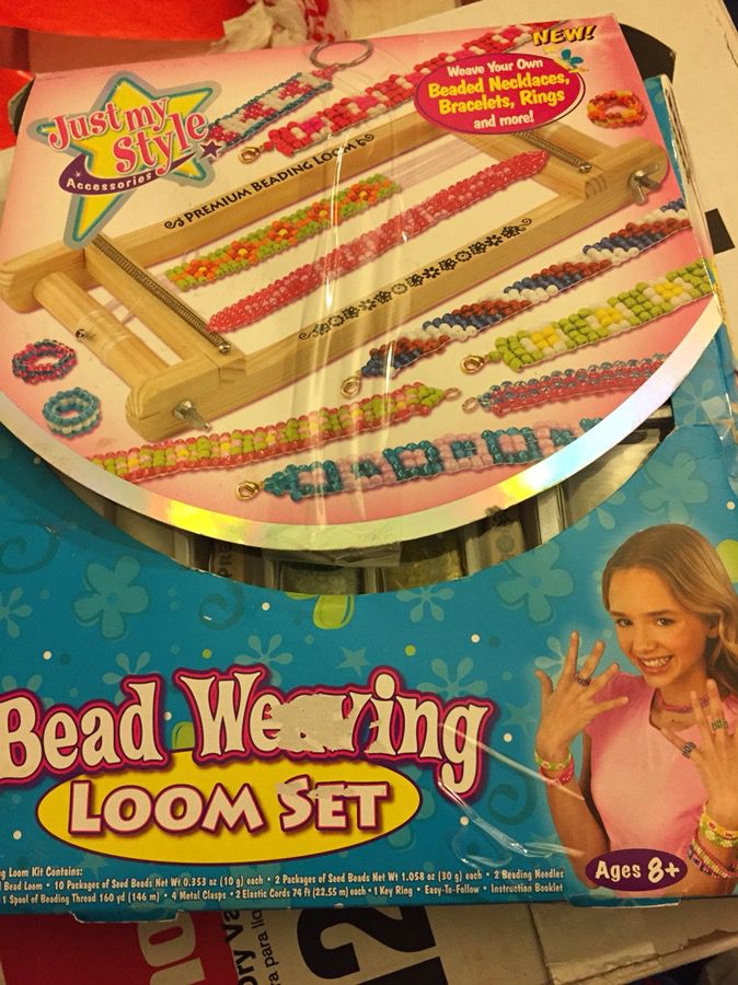 Bead weaving loom set