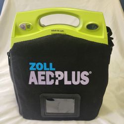 Zoll AED + Plus defibrillator for First Responder with pads and carry case