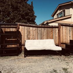 Futon and Shelf $65 For Both