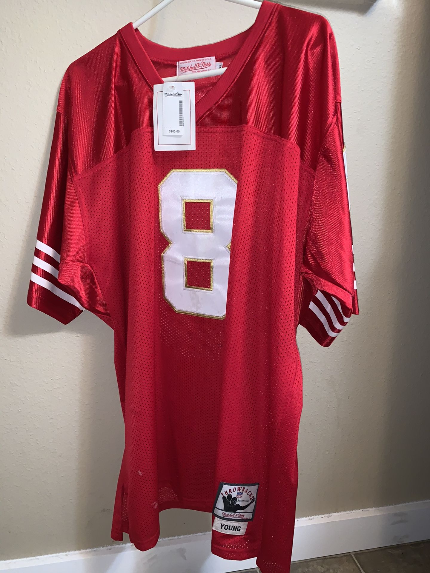Mitchell and Ness Steve young 49er throwback jersey for Sale in WA OfferUp