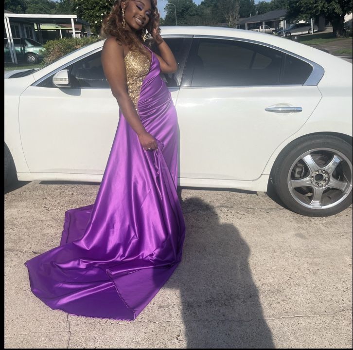 Custom  Purple ,size Small Prom/pageant Dress 