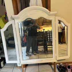 White Dresser Mirror 