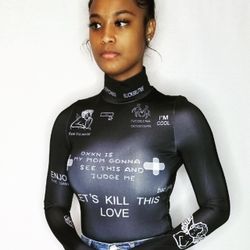 Black & White Body Suit S,M,L Available