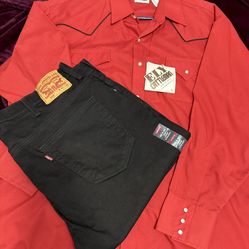 Ely Cattleman Shirt and Levi's Jeans $50 obo