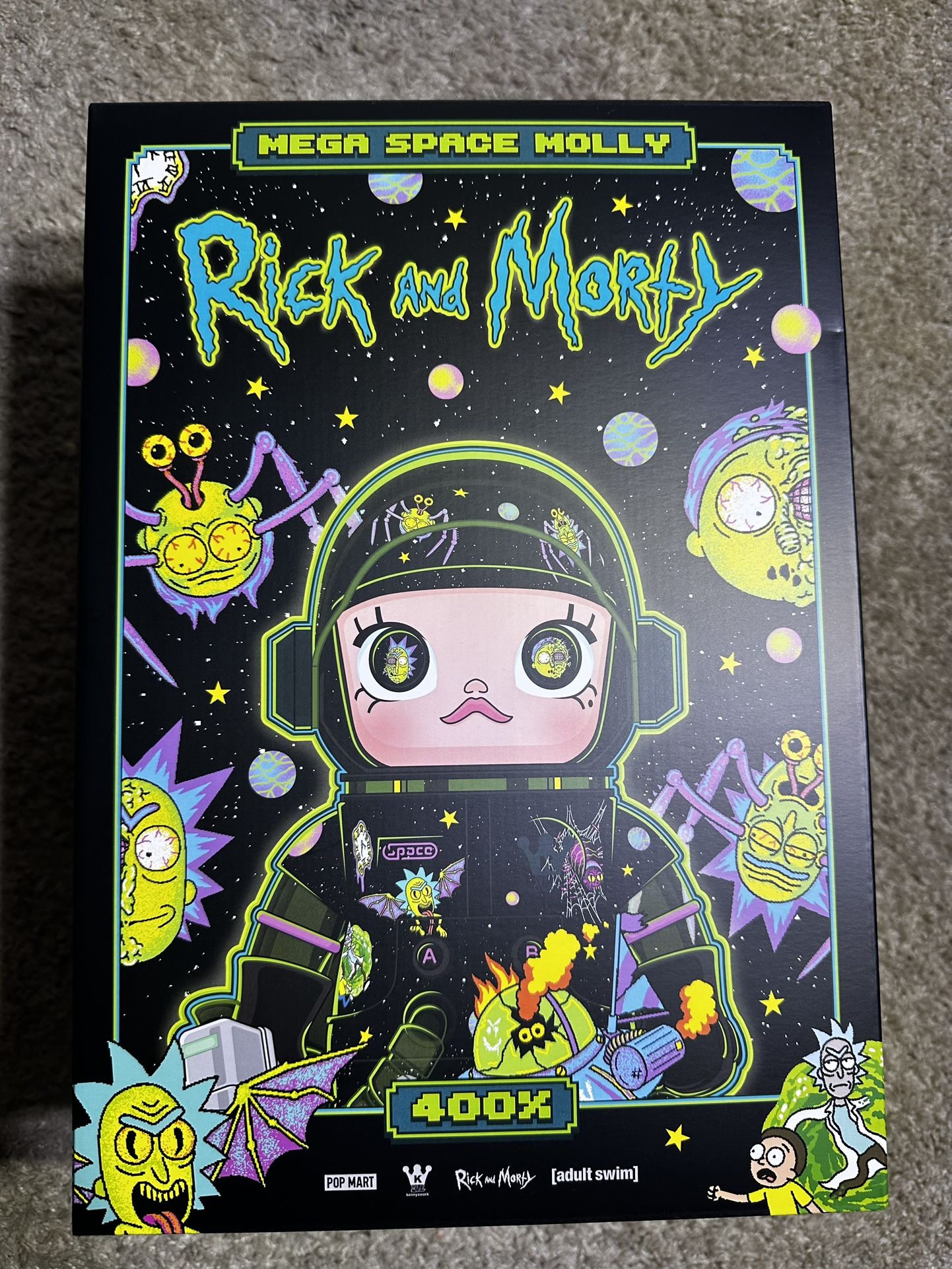 🛸 POP MART x Rick & Morty — MEGA Space Molly 400% (2024 Limited Edition)