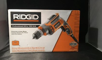 RIDGID Corded 8 Amp 3/8 In. Compact VSR Drill Driver