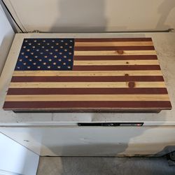 American Flag Concealed Compartment
