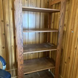 Very Cool Solid Wood Mid Century Desk 