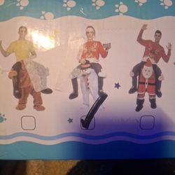 Snowman ride on costume 