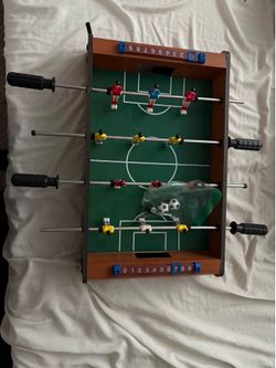 Mini foosball table