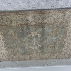 Hand Knotted Vintage Onshuk Rug