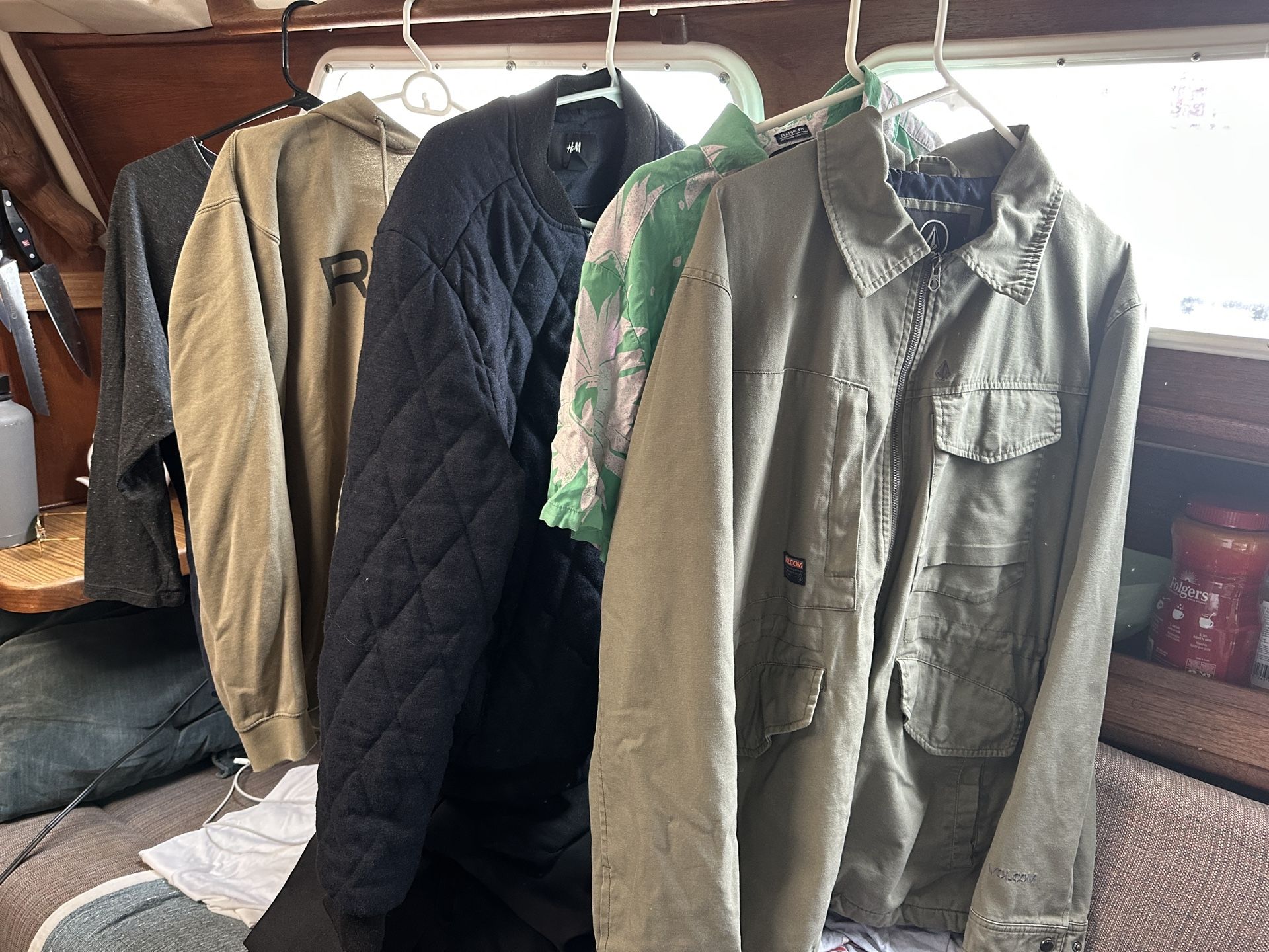 Bag of Men’s Clothes - Jackets, Sweatshirt, Belts, T-shirts