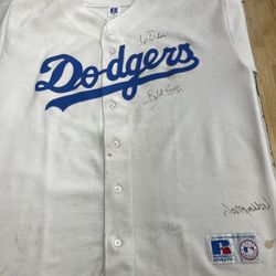 $200 Autographed Dodgers Jersey