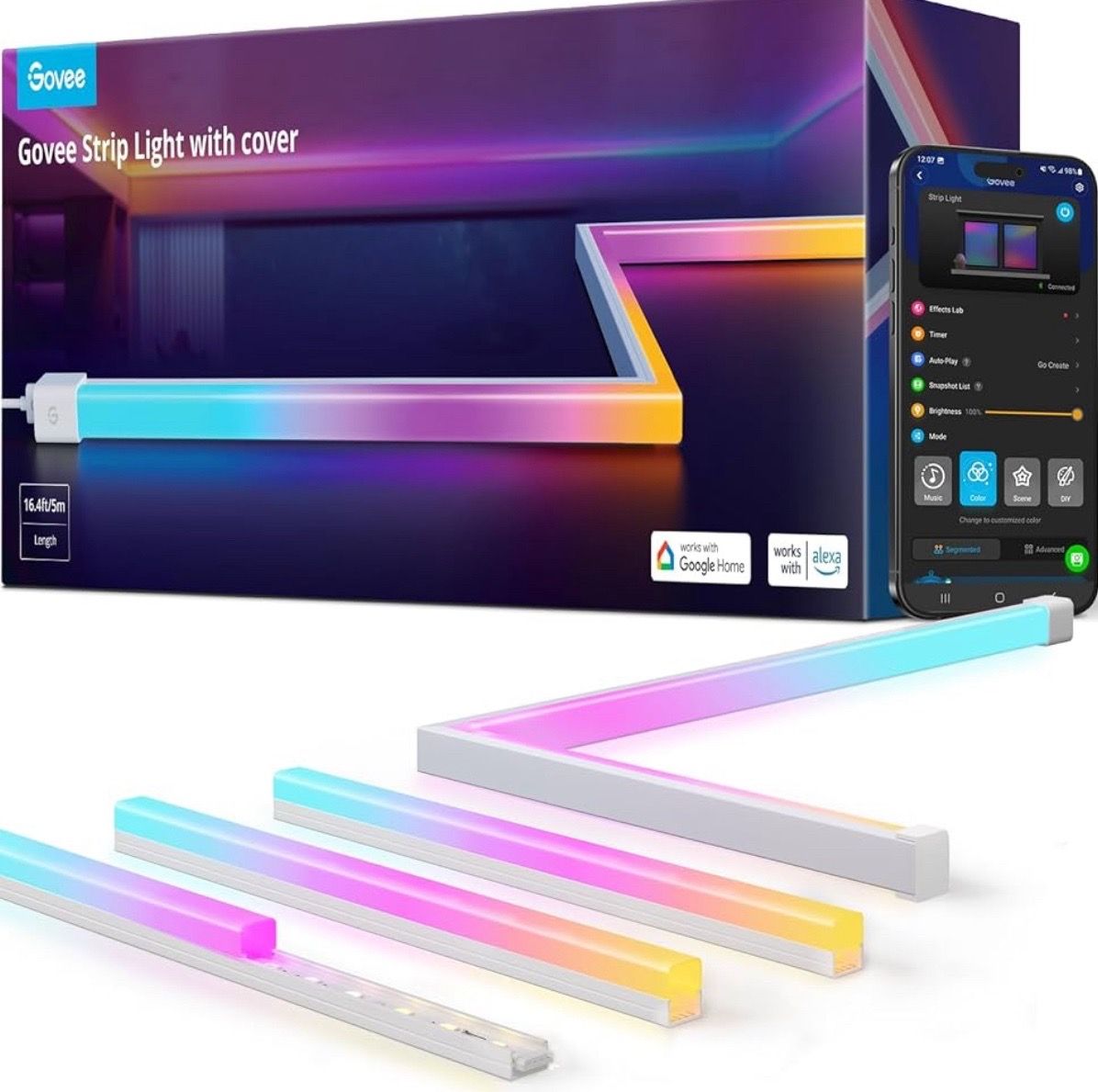 NEW LED Lights- Works with Alexa