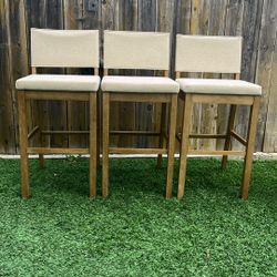 Cushioned Tall Bar Stool Chairs