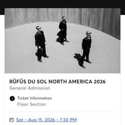 Rufus du Sol San Diego, CA