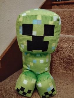 Minecraft Creeper plush toy! 9" tall Excellent Shape! 