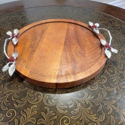 wooden tray