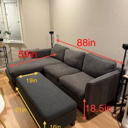 Couch And Ottoman 