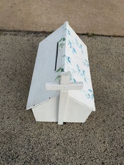 Handmade Wooden Chapel Card Box – Wedding, Baptism, Church Offering