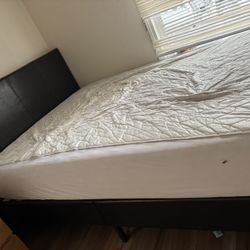 Queen Mattress And Frame Combo Or Can Be Sold Separately 