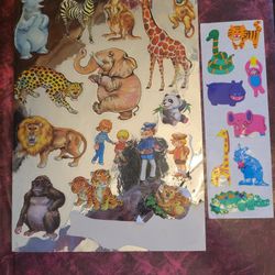 Vintage Zoo Stickers