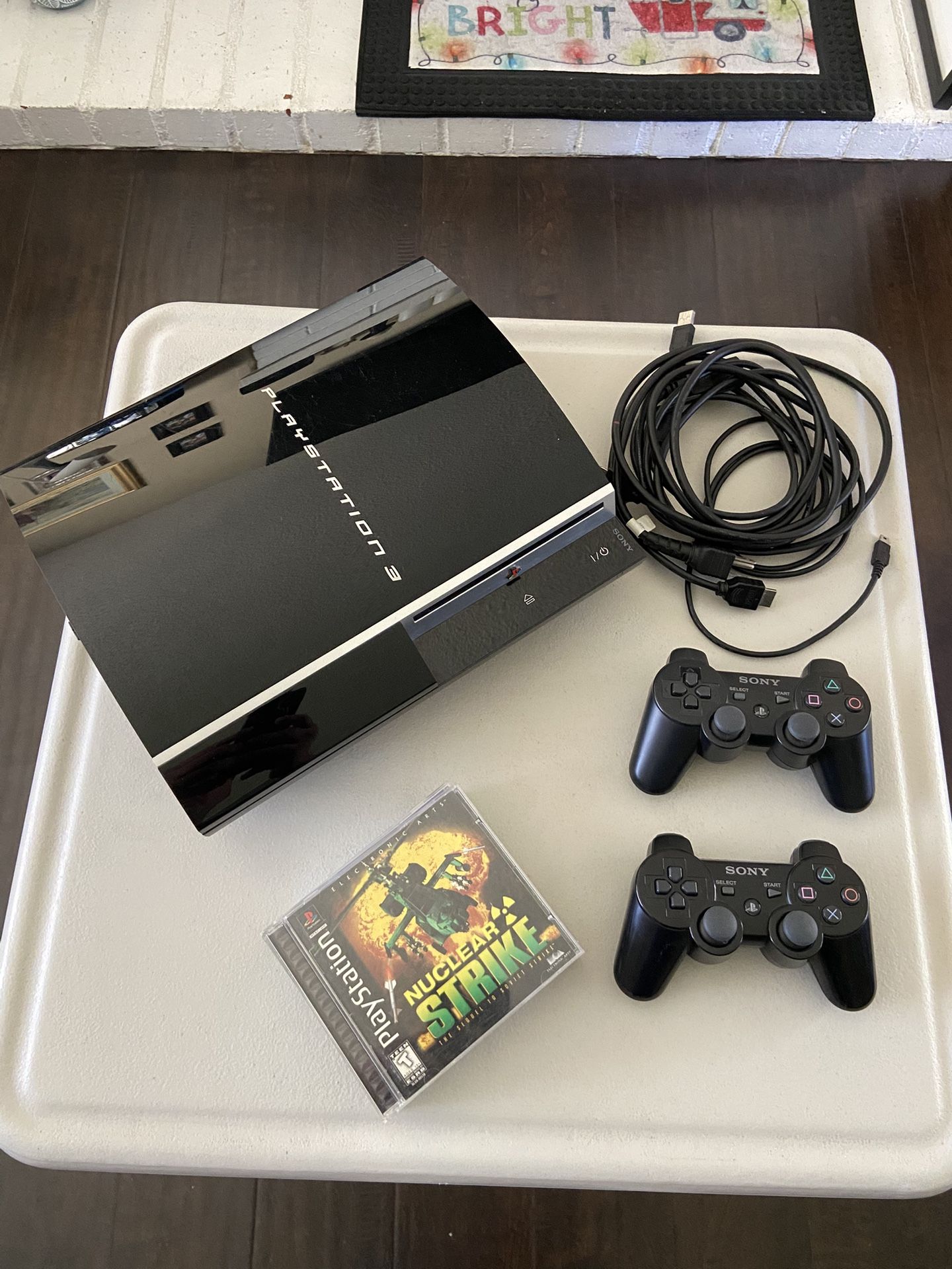 PS3 With 2 Wireless Controllers