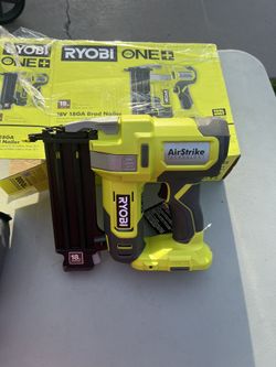 Ryobi 18v Cordless 18 Gauge Brad Nailer Tool Only