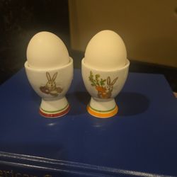 Bunny Egg Cups Set